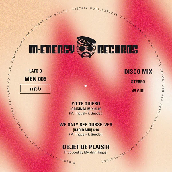 Objet De Plaisir – Yo Te Quiero (Blue vinyl) - Image 4