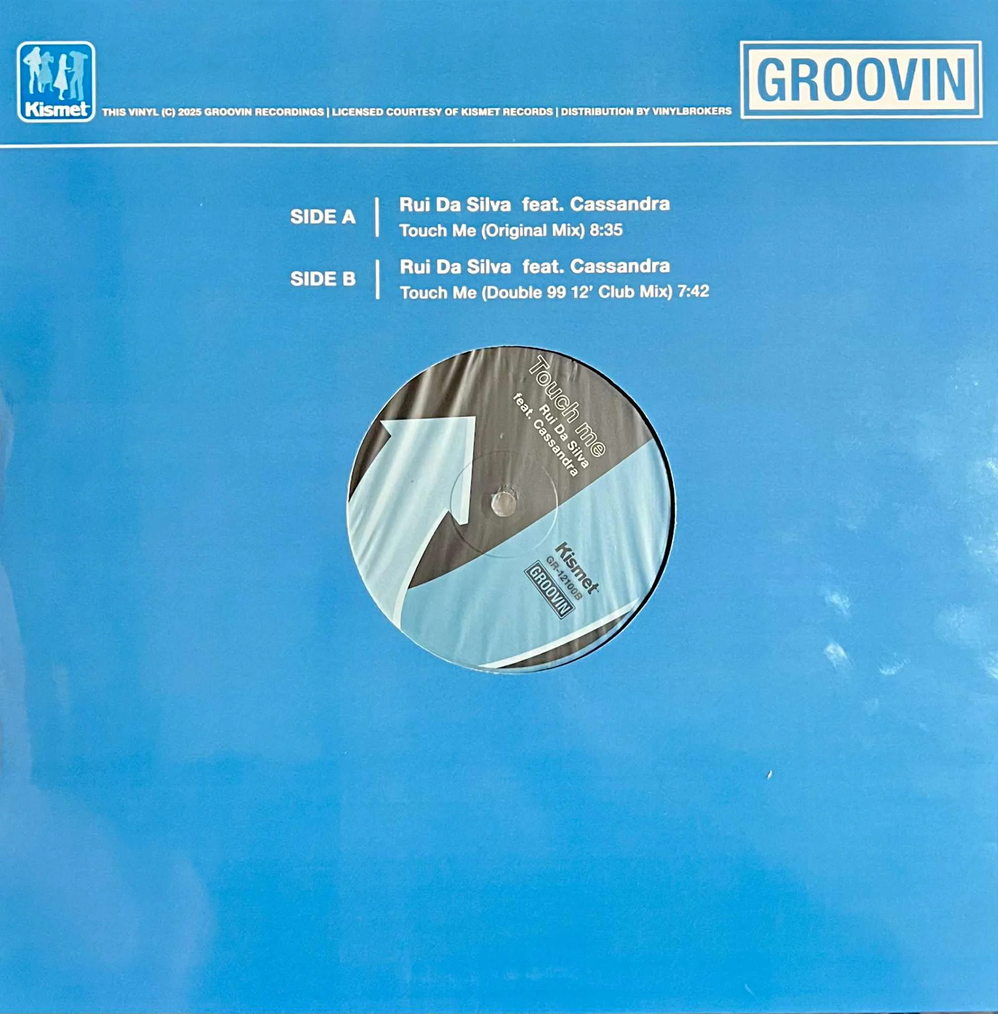 Rui Da Silva Feat. Cassandra – Touch Me (Blue splattered) - Image 2