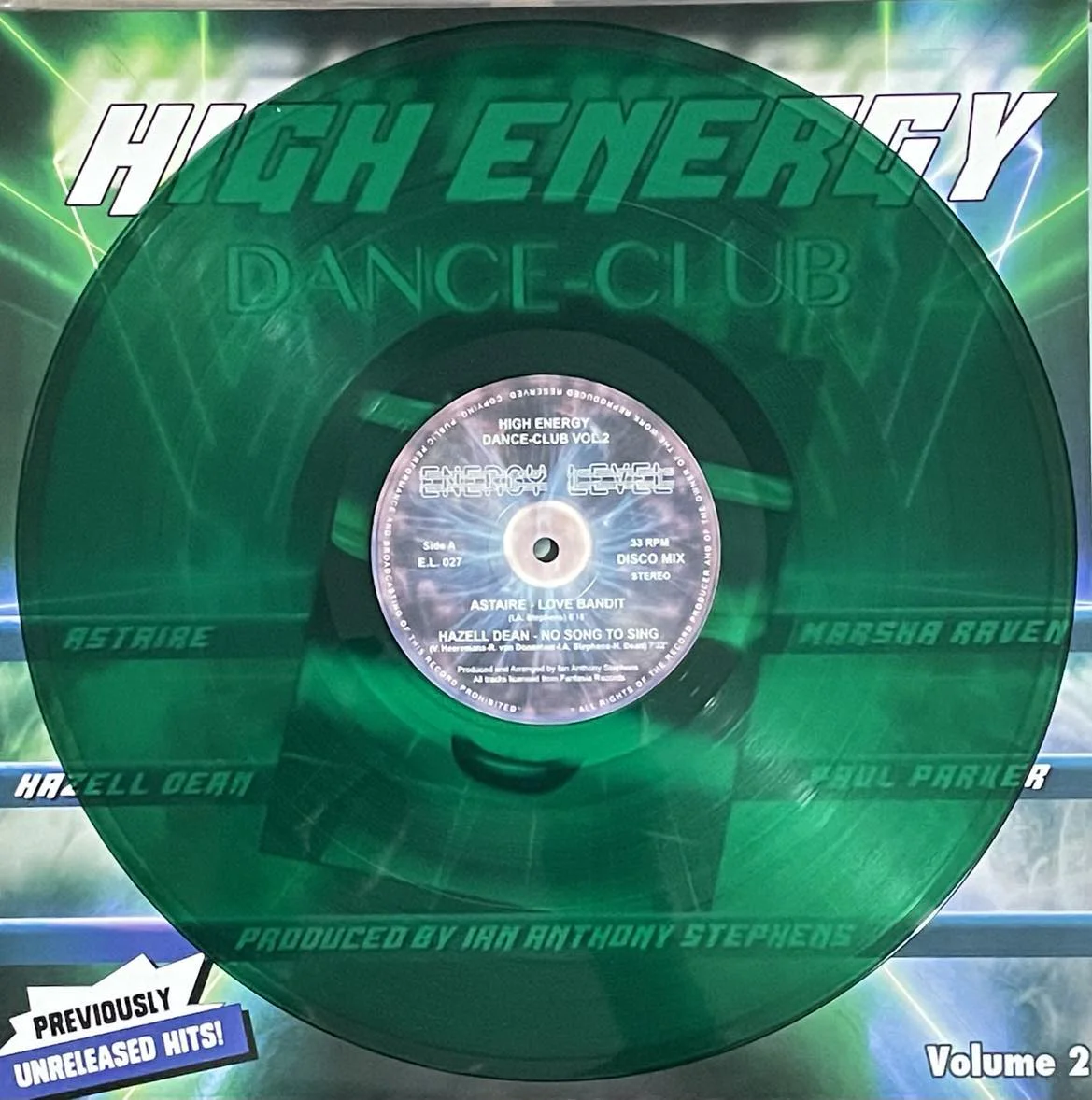 Various – High Energy Dance-Club Volume 2 (1st edition Green vinyl) - Image 3