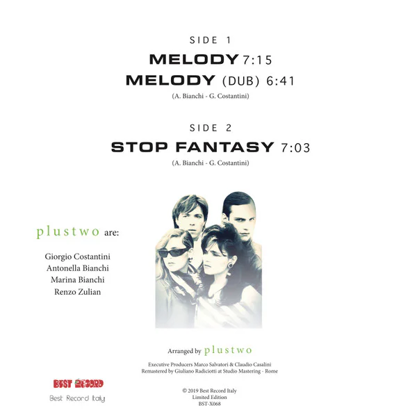 Plustwo – Melody / Stop Fantasy - Image 2