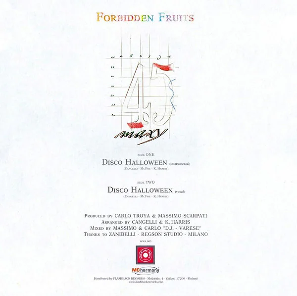 Forbidden Fruits – Disco Halloween (orange vinyl) - Image 3