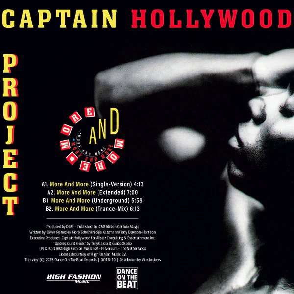 Captain Hollywood Project – More And More (red vinyl) - Image 2