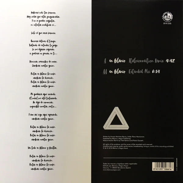 Andermay – En Blanco (white vinyl) - Image 2