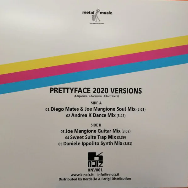 Alberto Styloo ‎– Pretty Face (2020 Versions Of The ItaloDisco Hit) (Pink vinyl) - Image 2