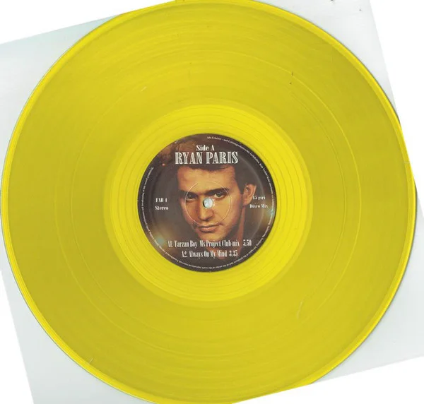 Ryan Paris – 80s Forever - Vol.1 (Yellow vinyl) - Image 4