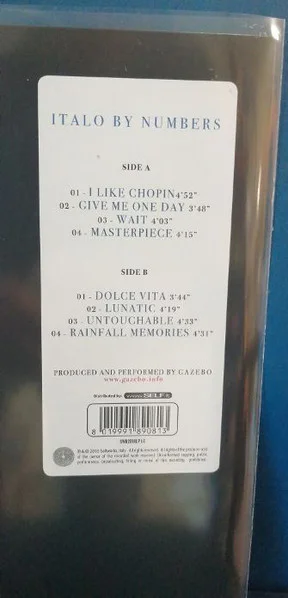 Gazebo – Italo By Numbers ( Limited Edition Red Vinyl ) - Image 2