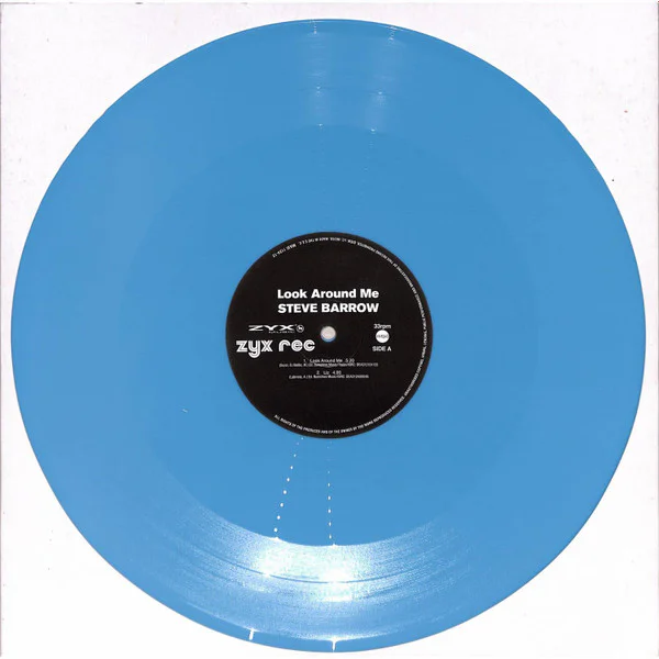 Steve Barrow – Look Around Me (Blue vinyl) - Image 2
