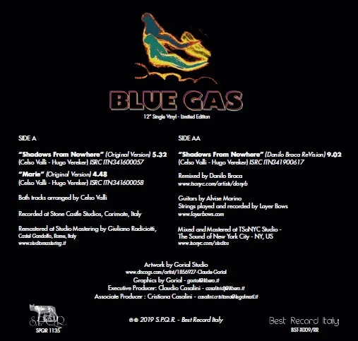 Blue Gas – Shadows From Nowhere (blue vinyl) - Image 2