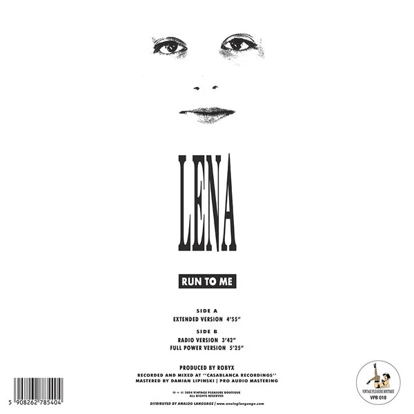 Lena – Run To Me (Yellow or Transparent vinyl) - Image 2
