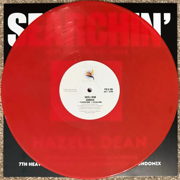 Hazell Dean – Searchin' (40th Anniversary Remixes) (red vinyl) - Image 3
