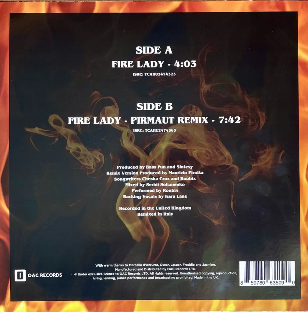 Roubix – Fire Lady (SIGNED BY ARTISTS) - Image 2