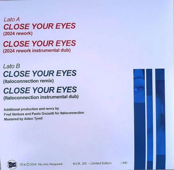 RFL Vs Italoconnection – Close Your Eyes (Fluo Green) - Image 2