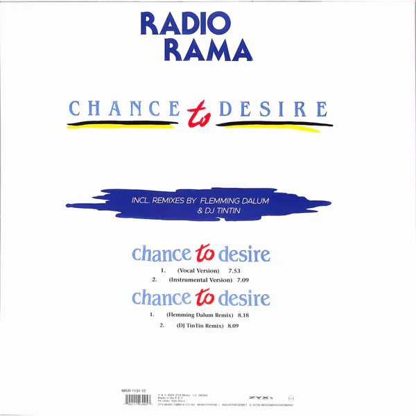 Radiorama – Chance To Desire - Image 2