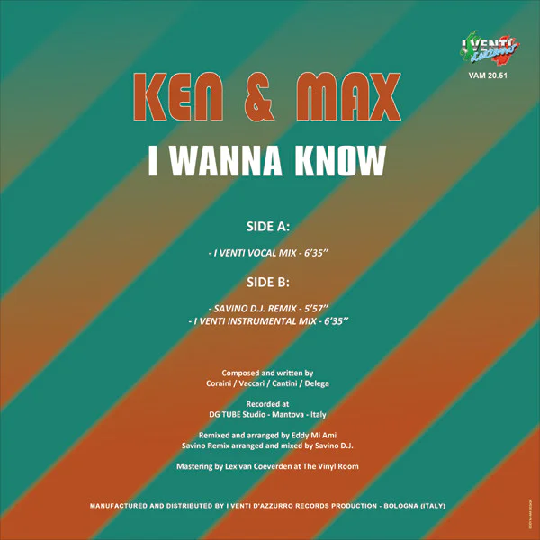 Ken (Laszlo) & Max (Him) – I Wanna Know - Image 2