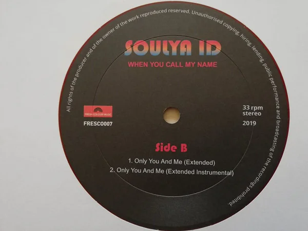 Soulya Id – When You Call My Name / Only You And Me - Image 3