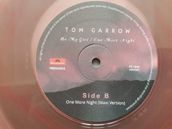 Tom Garrow – Be My Girl / One More Night - Image 4