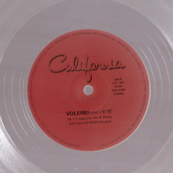 California – Volerei (transparent vinyl) - Image 3