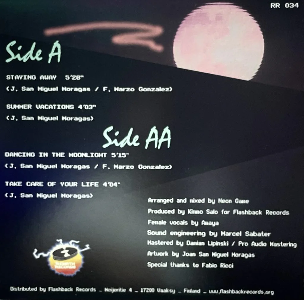 Neon Game – Staying Away / Dancing In The Moonlight - Image 2