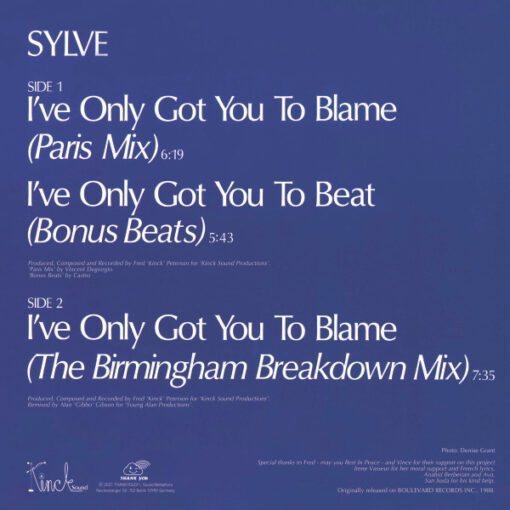 Sylve – I've Only Got You To Blame - Image 2