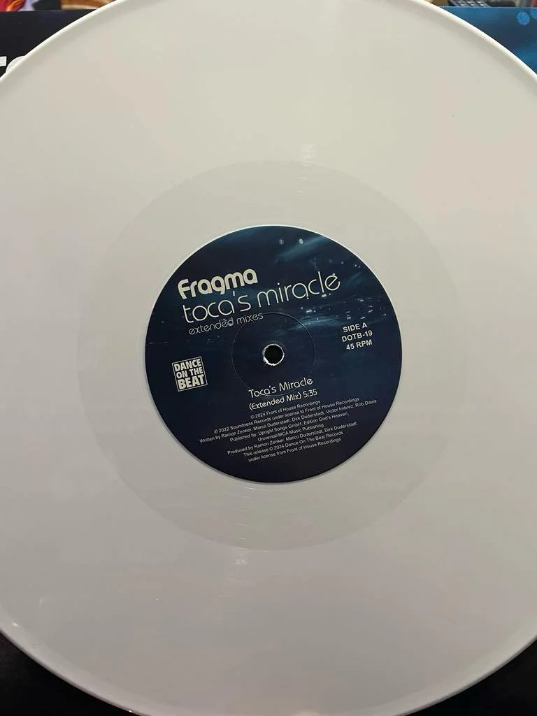Fragma – Toca's Miracle (Extended Mixes) (White vinyl) - Image 3
