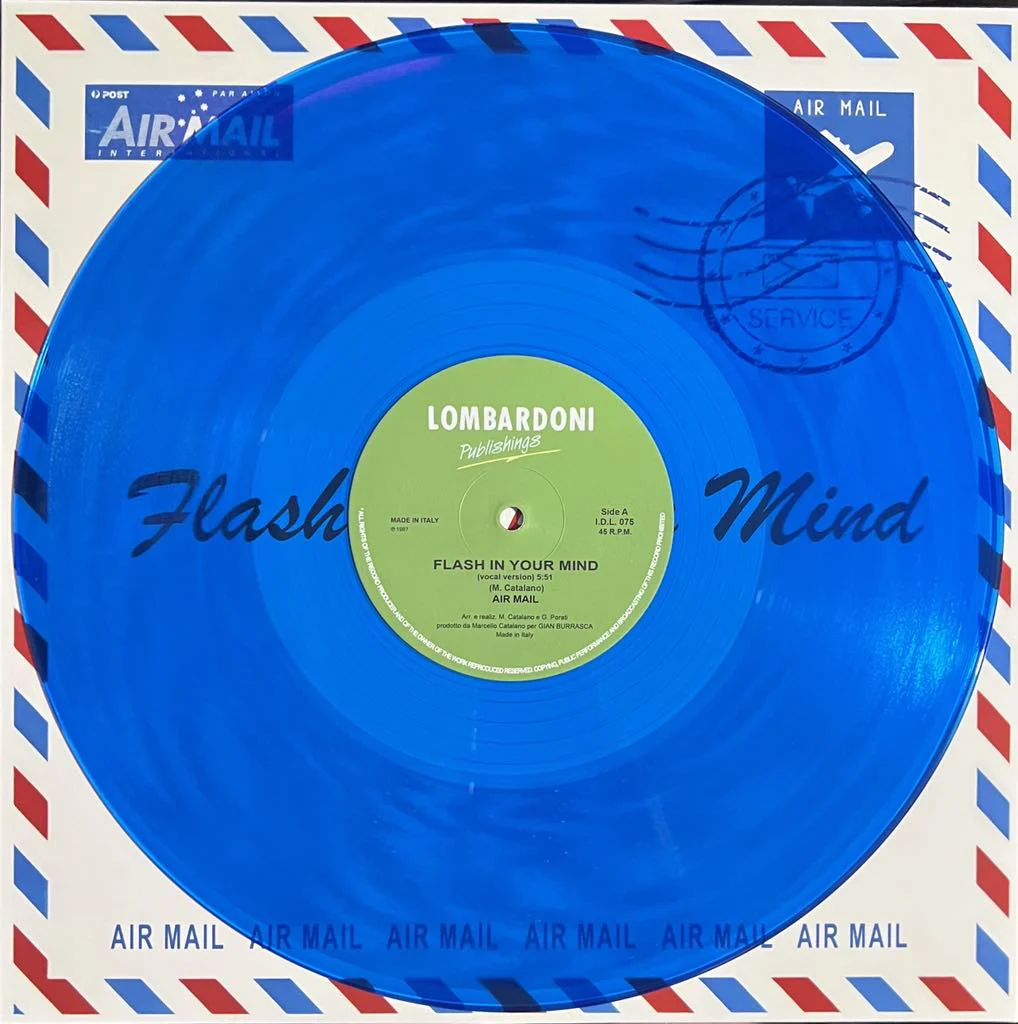Air Mail ‎– Flash In Your Mind (Blue vinyl) - Image 3