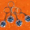 Discoball Keychain