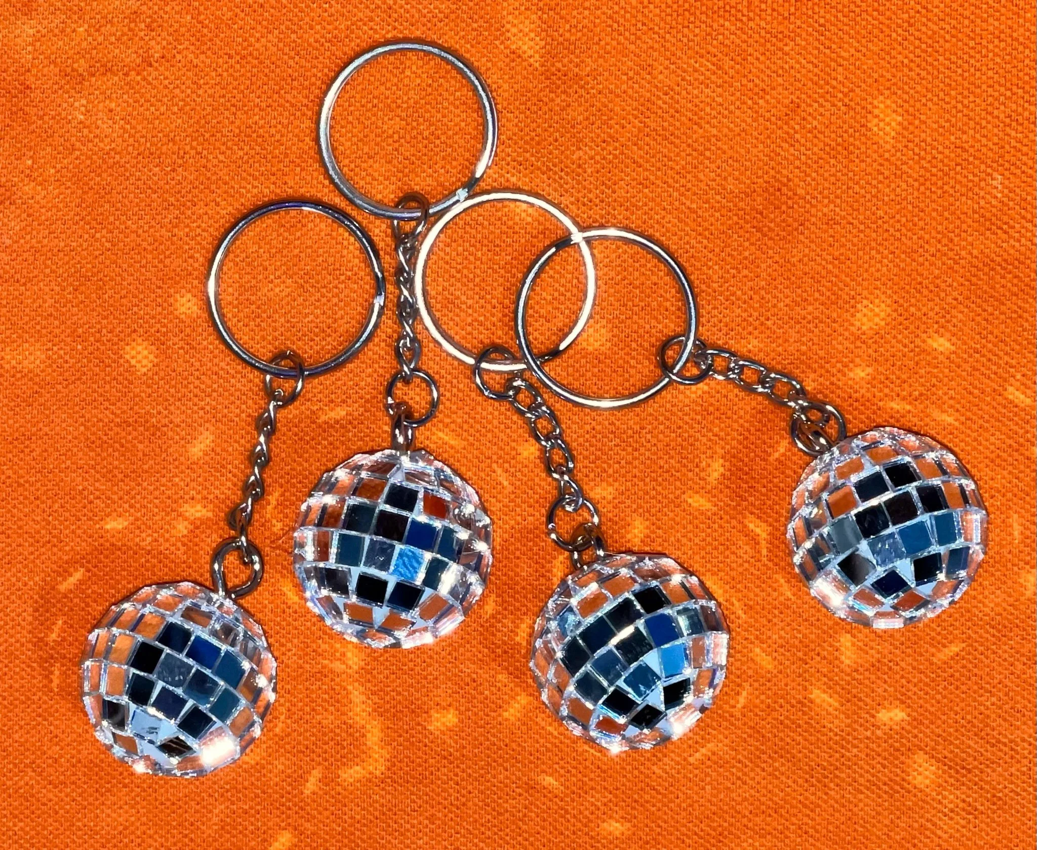 Discoball Keychain