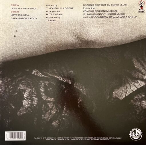 Cristina – Love Is Like A Bird (silver vinyl) - Image 2
