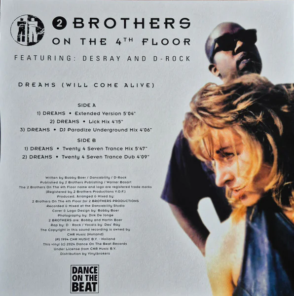 2 Brothers On The 4th Floor Featuring Des'Ray And D-Rock – Dreams (Will Come Alive) - Image 3