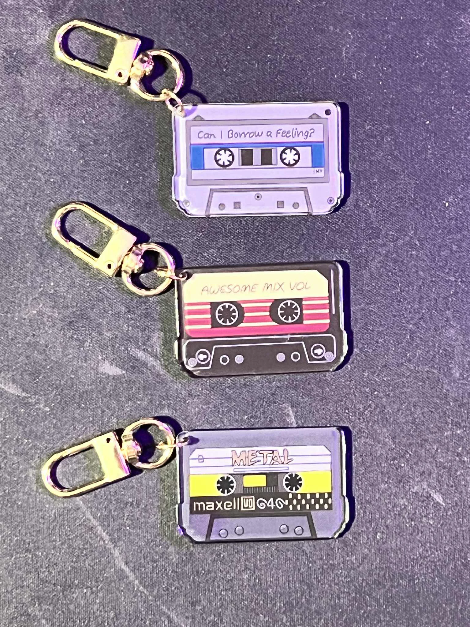 Keychain Tape plastic