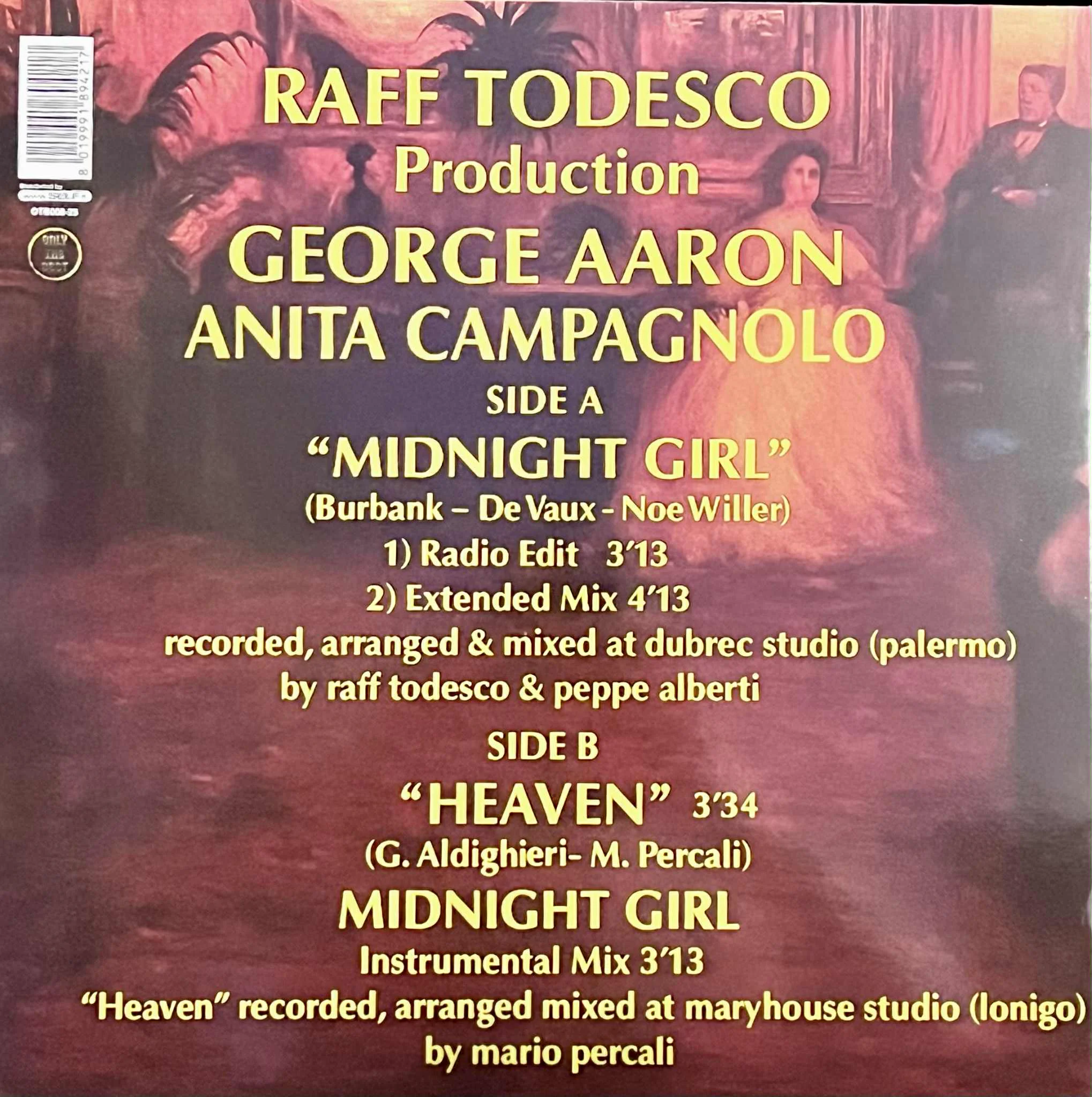 George Aaron & Anita Campagnolo – Midnight Girl - Image 2