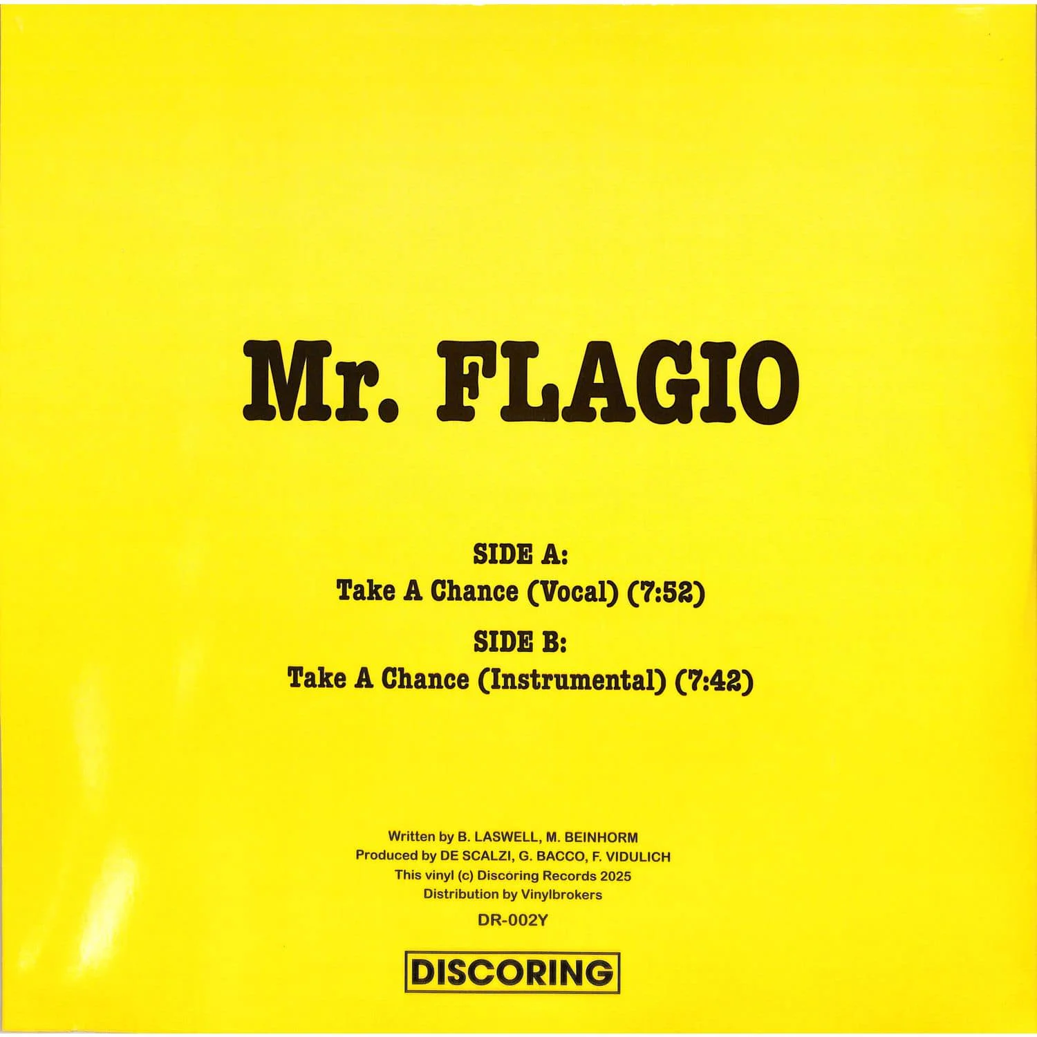 Mr. Flagio – Take A Chance - Image 2