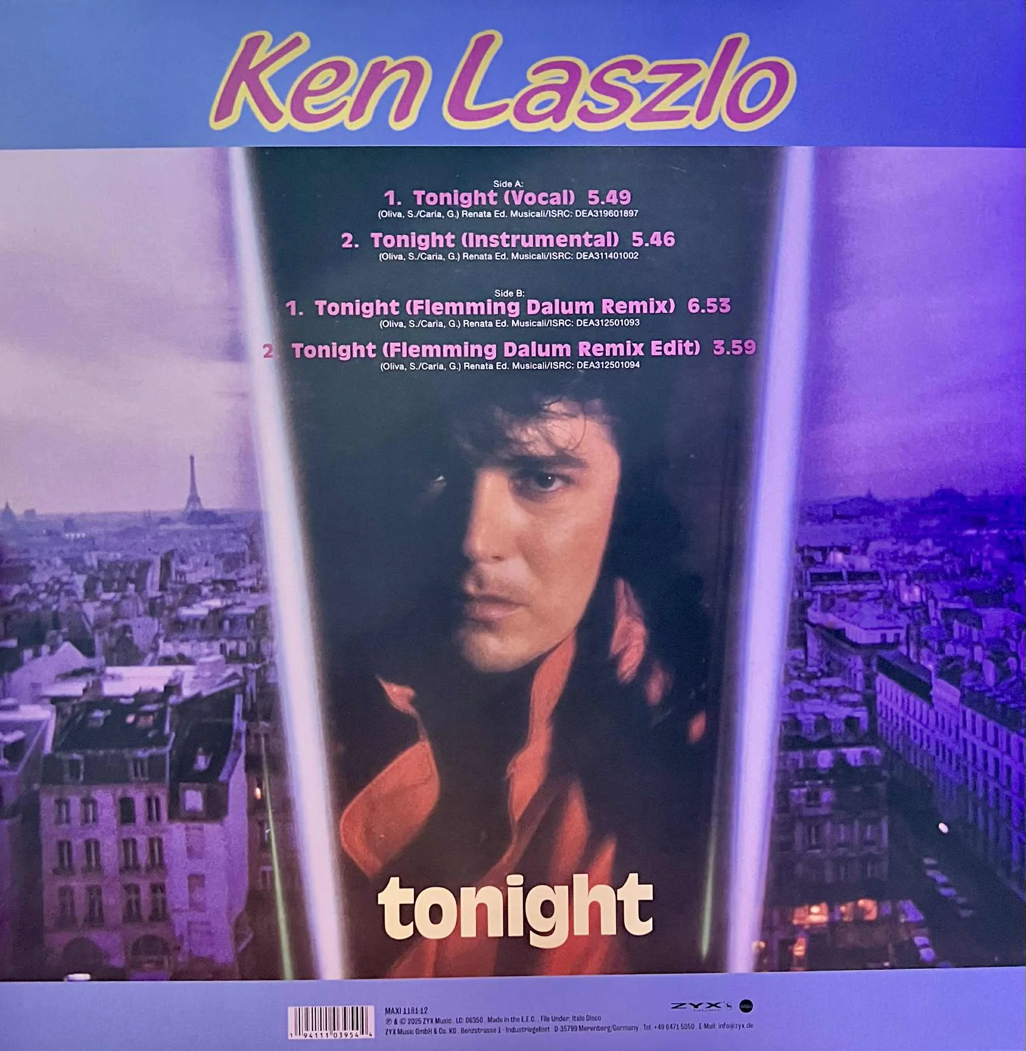 Ken Laszlo – Tonight - Image 2