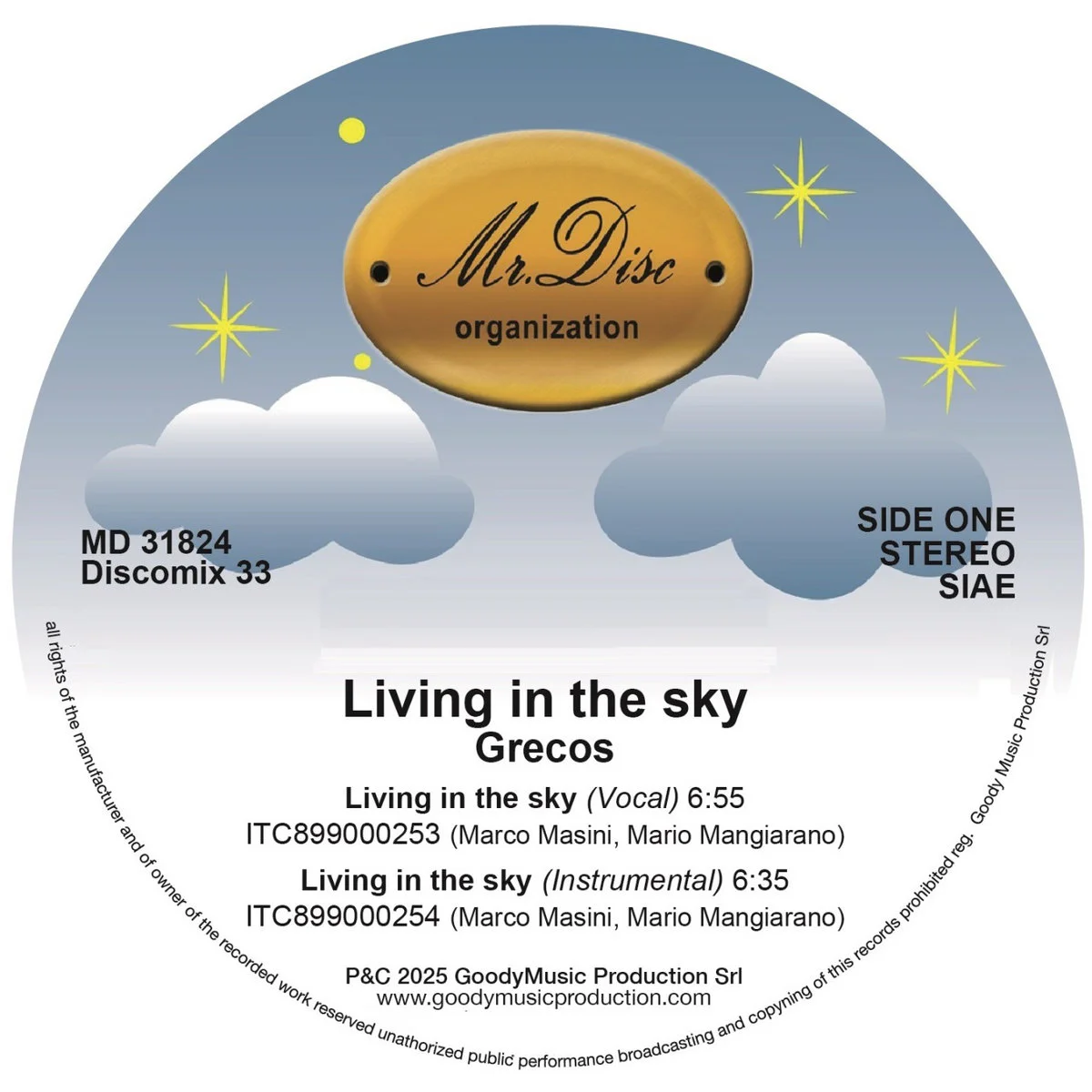 Grecos – Living In The Sky