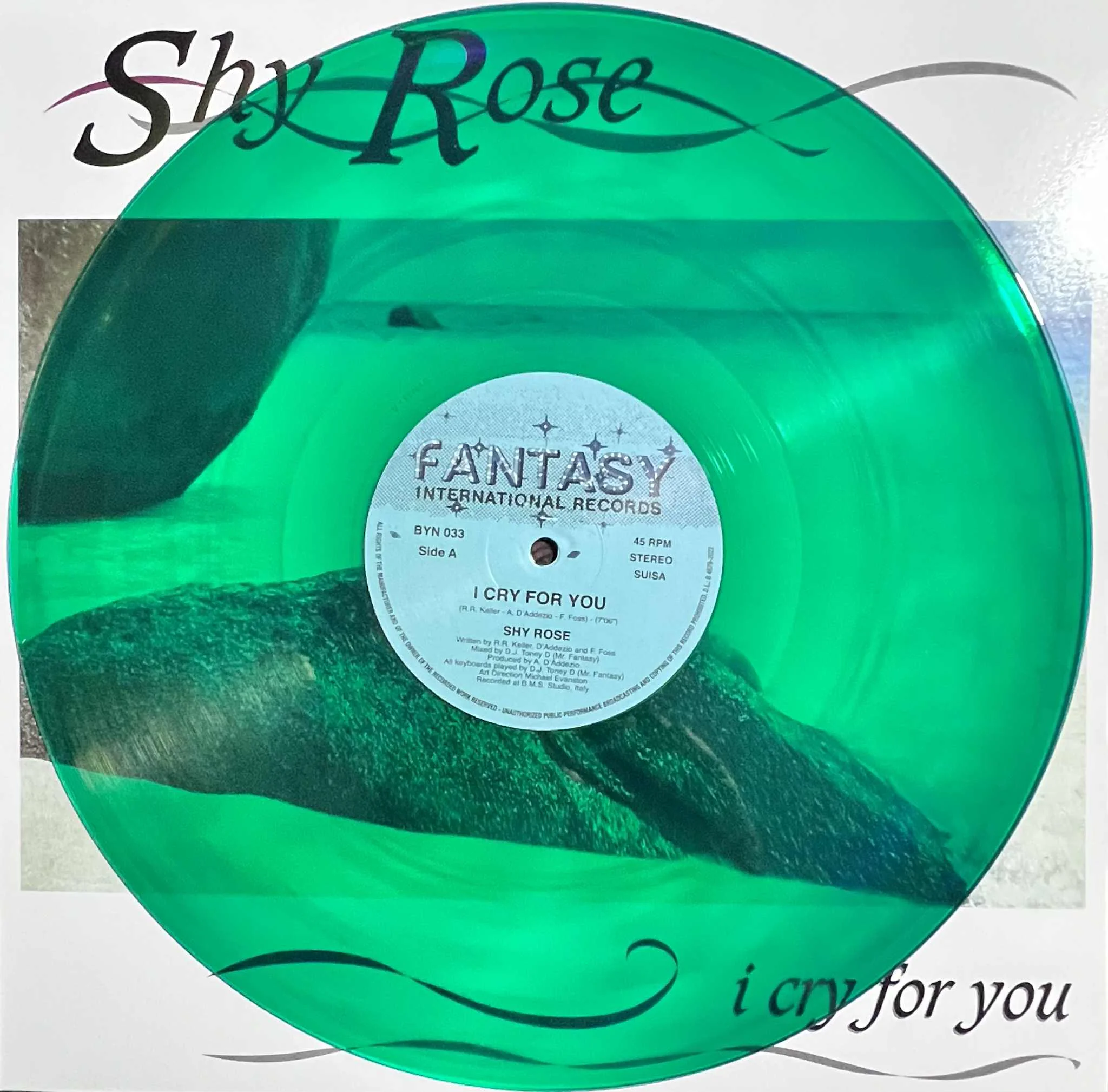 Shy Rose – I Cry For You (Transparent Green) (USA Cover) - Image 3
