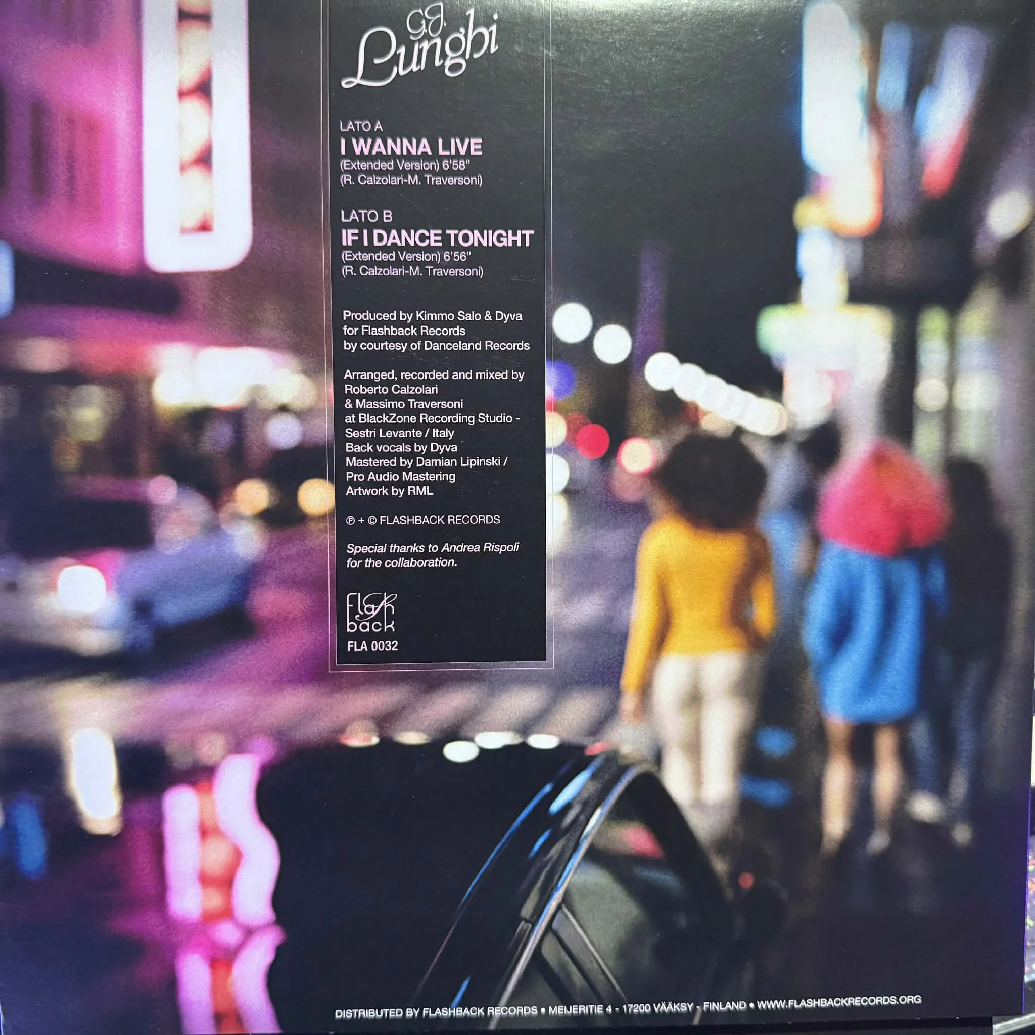 G.J. Lunghi – I Wanna Live - Image 2