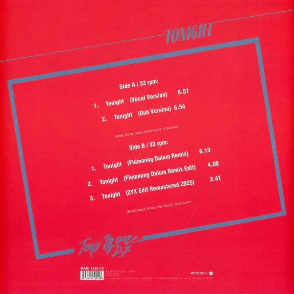 Tony Moore D.J. – Tonight - Image 2