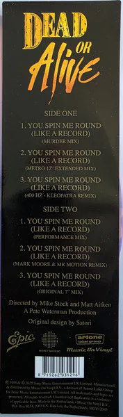 Dead Or Alive – You Spin Me Round (Like A Record) - Image 4