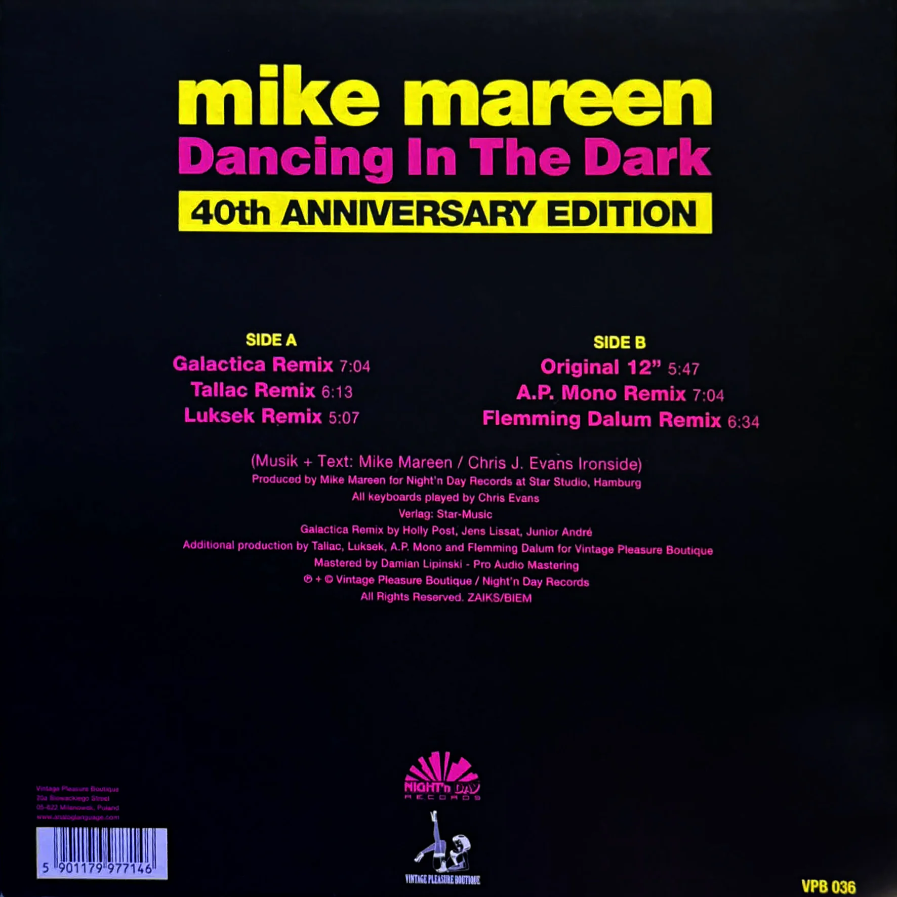 Mike Mareen – Dancing In The Dark (40th Anniversary Edition) - Image 2