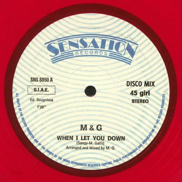 M & G – When I Let You Down (red vinyl)