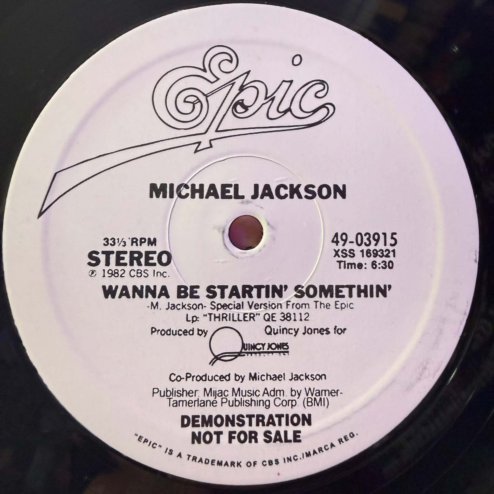 Michael Jackson - Wanna Be Startin' Somethin'