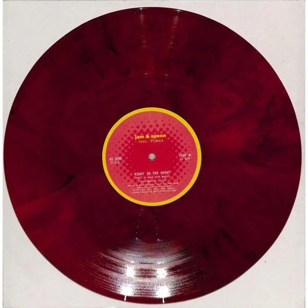 Jam & Spoon Feat. Plavka – Right In The Night (Fall In Love With Music) (Red Marbled) - Image 3