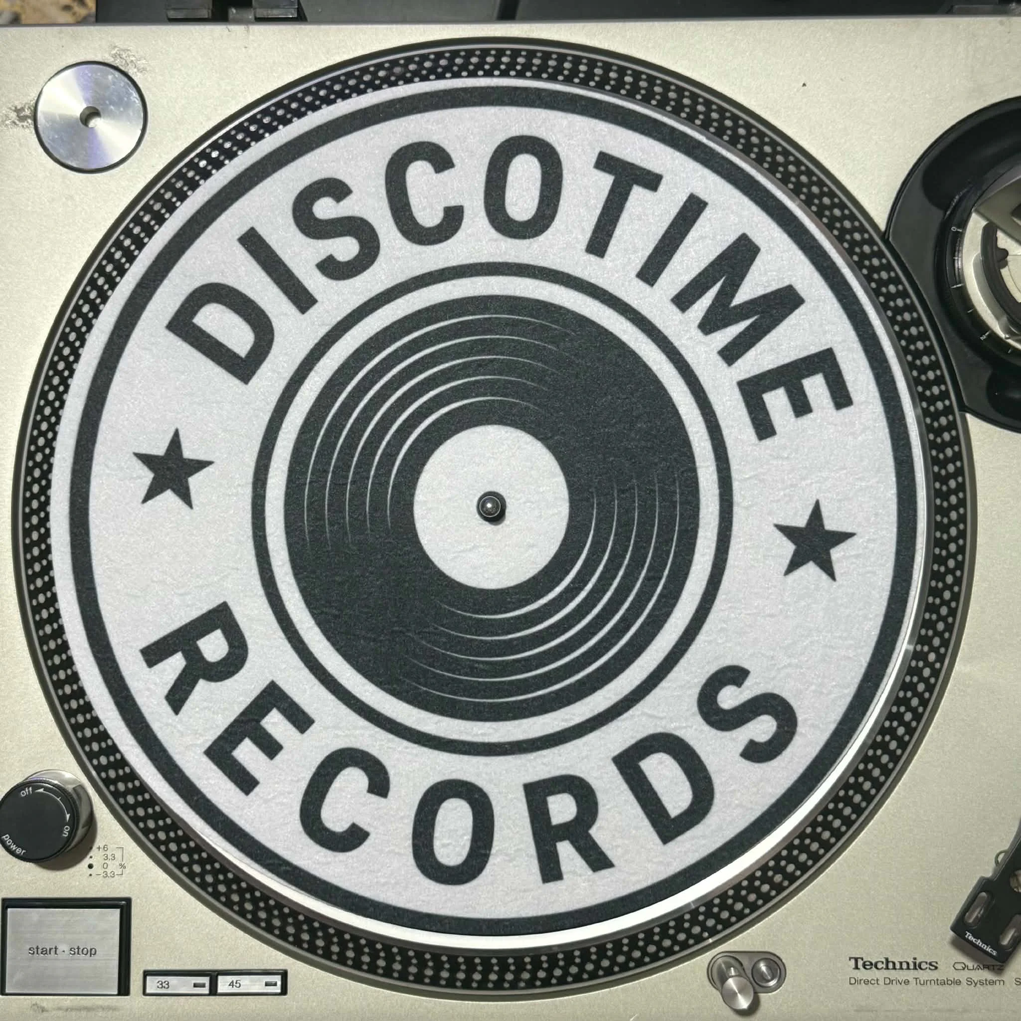 Slipmats DiscotimeRecords Logo (pair only)