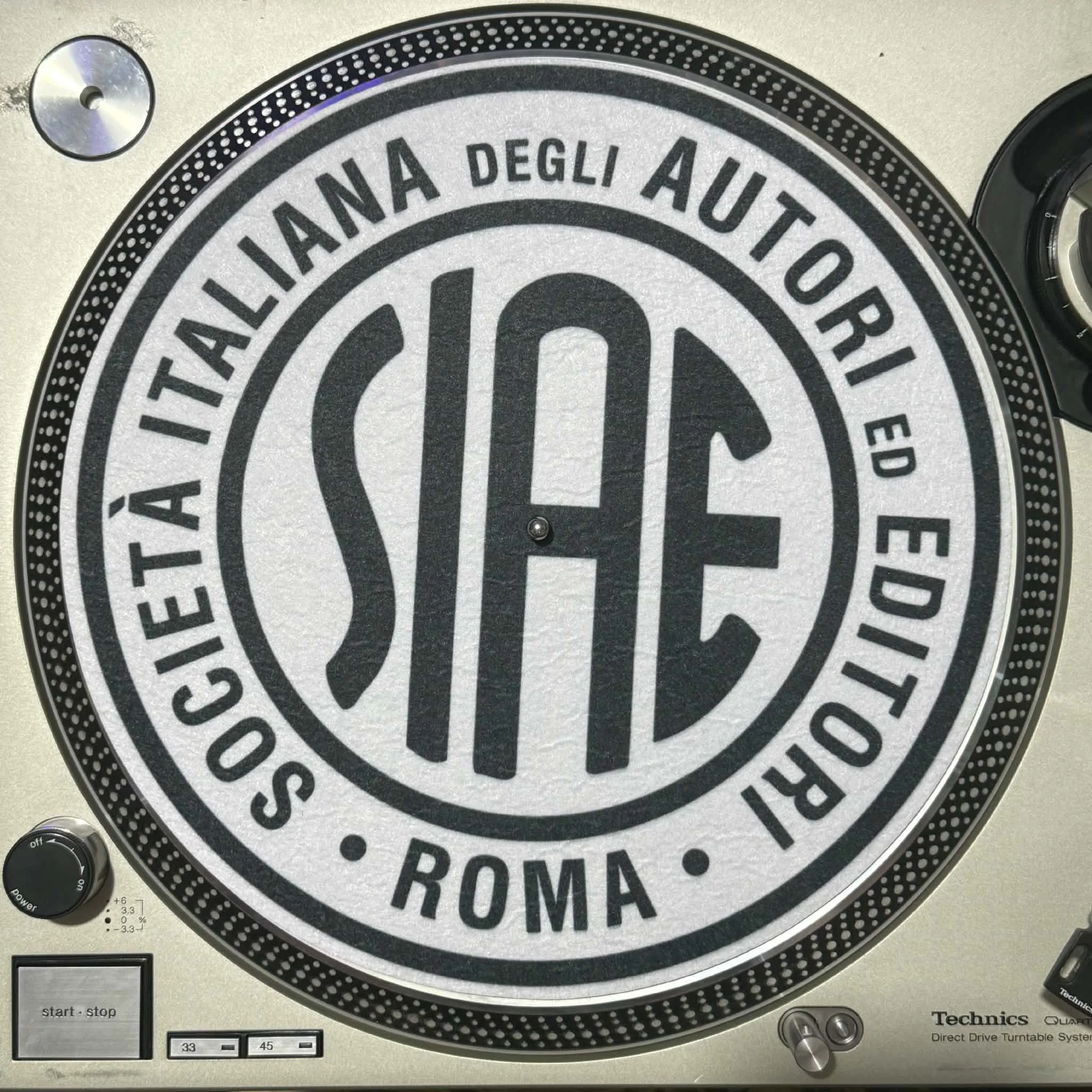 Slipmats SIAE Logo (pair only)