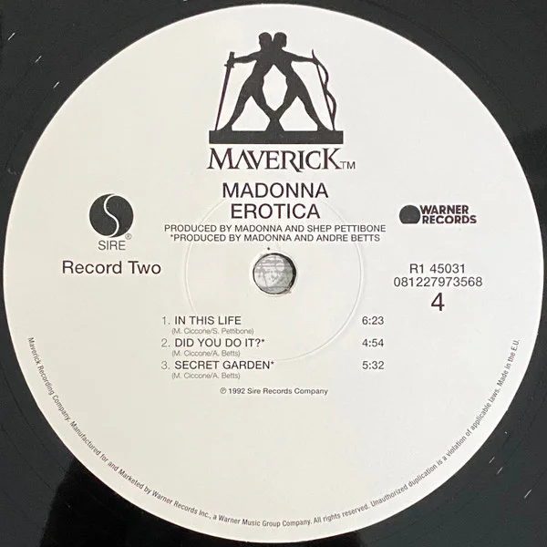 Madonna – Erotica - Image 7