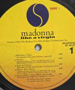 Madonna – Like A Virgin - Image 3