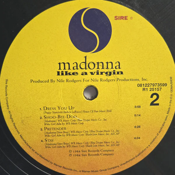 Madonna – Like A Virgin - Image 4