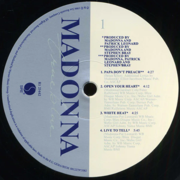 Madonna – True Blue - Image 4