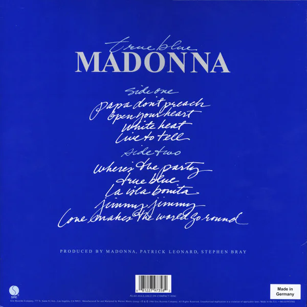 Madonna – True Blue - Image 2