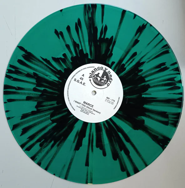Marce ‎– I Want You (Green/Black Vinyl) - Image 3